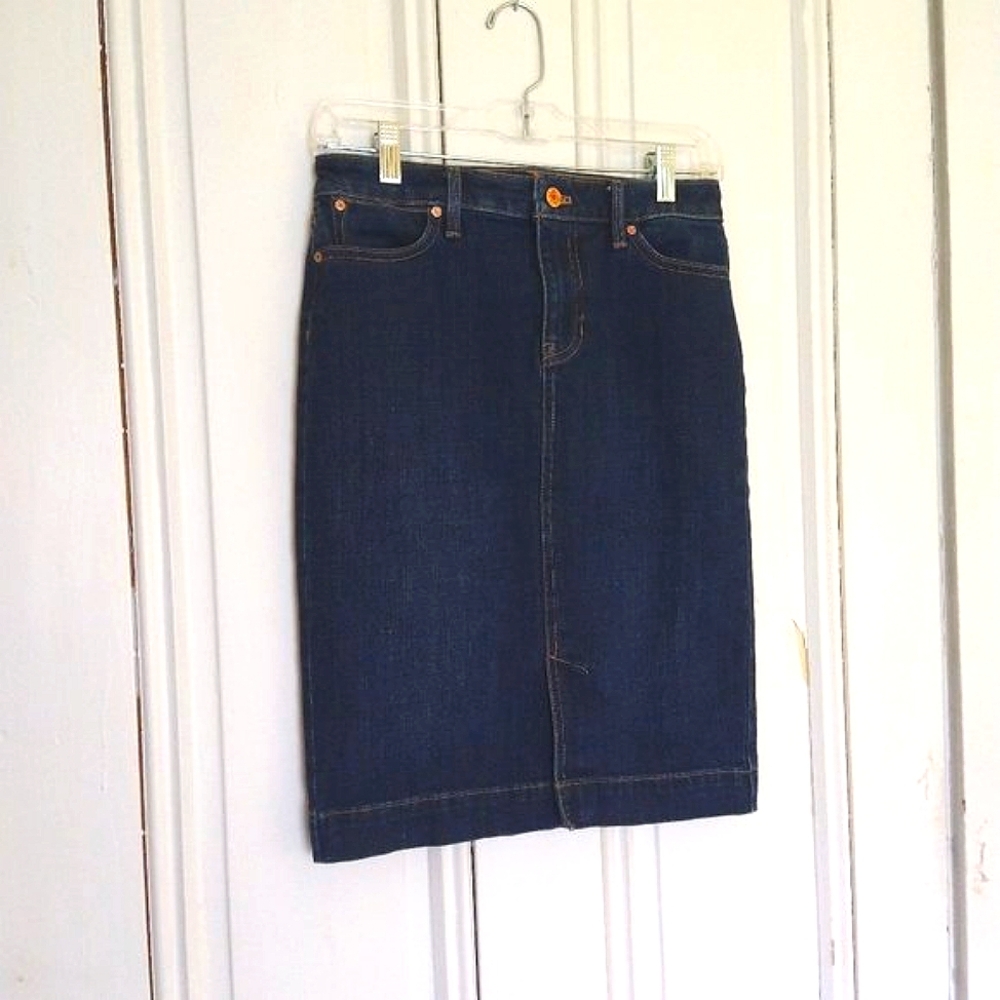 Talbot's Petite Jean Skirt